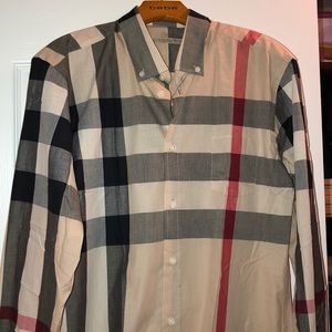 Burberry men’s button down shirt
